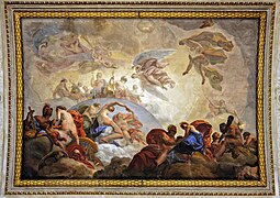 Ceiling of the Ballroom by Giuseppe Borsato in the Royal Palace (Correr Museum) Venice