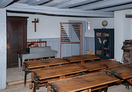 Classroom House from Blotzheim Écomusée d’Alsace France