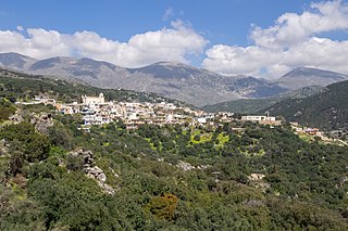 <span class="mw-page-title-main">Ornon Mountains, Crete</span> A mountain range of eastern Crete in Greece