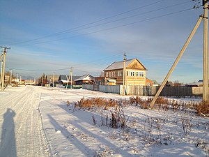 Улица Пушкина зимой