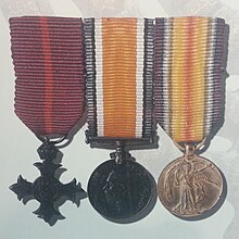 Miniatures of the MBE, British War Medal and Victory Medal awarded to Jabotinsky `ytvrym TSbAyym SHl zAb z'bvtynsqy.jpg