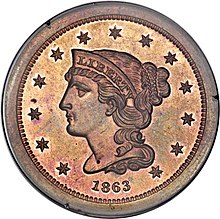 1863 3C Tres centavos, Judd-319 Restrike, Pollock-384, R.5.jpg