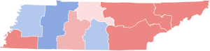 1872 Tennessee at-large congressional district election by house district.svg