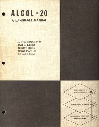 <span class="mw-page-title-main">ALGOL</span> Family of programming languages