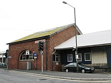 The old goods shed is now used as the ticket office.