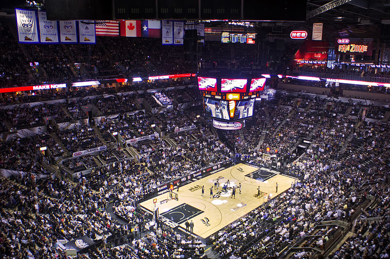 File:2014 NBA Playoffs Dallas Mavericks vs. San Antonio Spurs.jpg