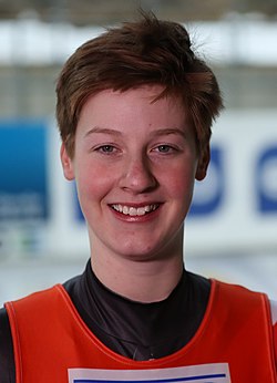 Jessica Tiebel als Juniorenweltmeisterin (2018)