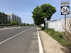 Long Branch New Jersey Along The Boardwalk Street View Antique