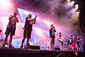 Deutsch: Txarango beim Auftaktkonzert des Rudolstadt-Festival 2018. English: Txarango playing the opening concert of Rudolstadt-Festival 2018.