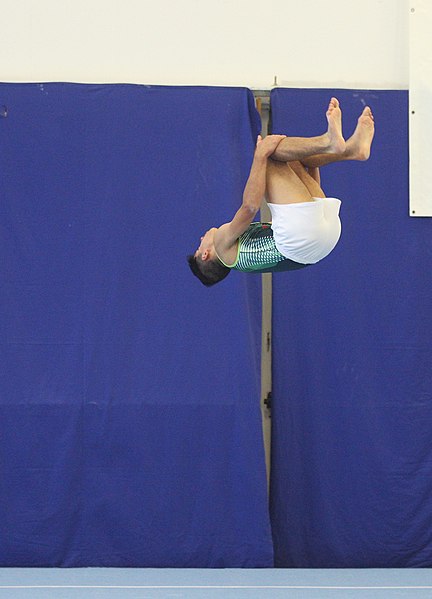 File:2019-05-25 Budapest Cup age group II all-around competition floor exercise (Martin Rulsch) 25.jpg