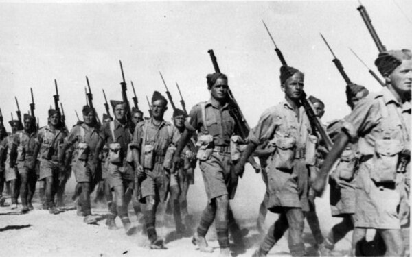 Infantry of the 20th Battalion in Baggush, Egypt, September 1941
