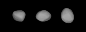 Трёхмерная модель астероида (306) Юнитас