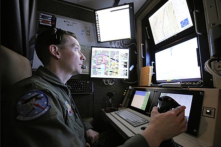 A United States Air Force RPA pilot.