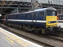 91115 running blunt-end first at London King's Cross