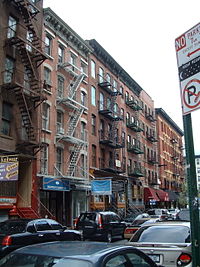 Federal involvement in welfare was designed to end the poverty of big city tenements, among other places. 97 orchard street.JPG