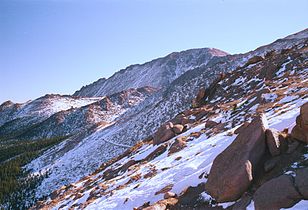 View from Pikes Peak Highway