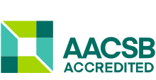 Logo of accredited schools AACSB Accredited.svg