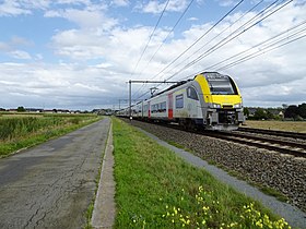 S6, Idegem yakınlarında treni.