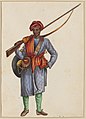 Mughal soldier, 19th century.