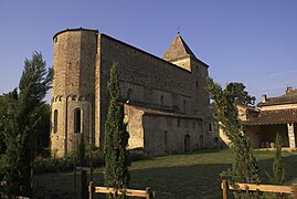 L'abbatiale Saint-Polycarpe.