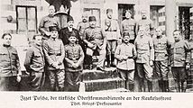 Ahmed Izzet Pacha, commandant du front du Caucase. Grosser Bilderatlas des Weltkrieges, Bruckmann, 1918.