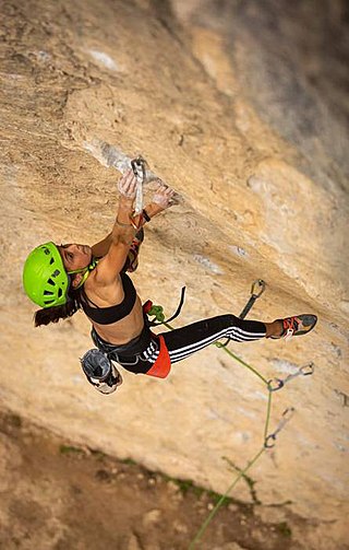 <span class="mw-page-title-main">Lead climbing</span> Technique of rock climbing