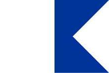 International code flag Alpha indicates that a diver is underwater nearby Alfa flag.svg