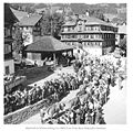 Traditioneel Alpabtrieb in Schwarzenberg vóór 1960