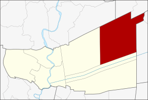 Amplasarea districtului în provincia Pathum Thani