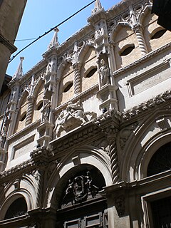 Loggia dei Mercanti building in Ancona, Province of Ancona, Italy