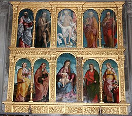 Andrea previtali, agostino facheris et autres assistants, polyptyque, 1525, 01.JPG