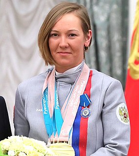 Anna Milenina Russian Paralympic biathlete