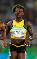 Anneisha McLaughlin kam auf den fünften Platz