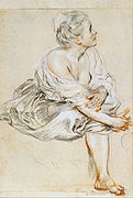 Desenho de Watteau