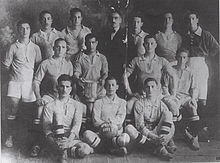 The football team in 1922