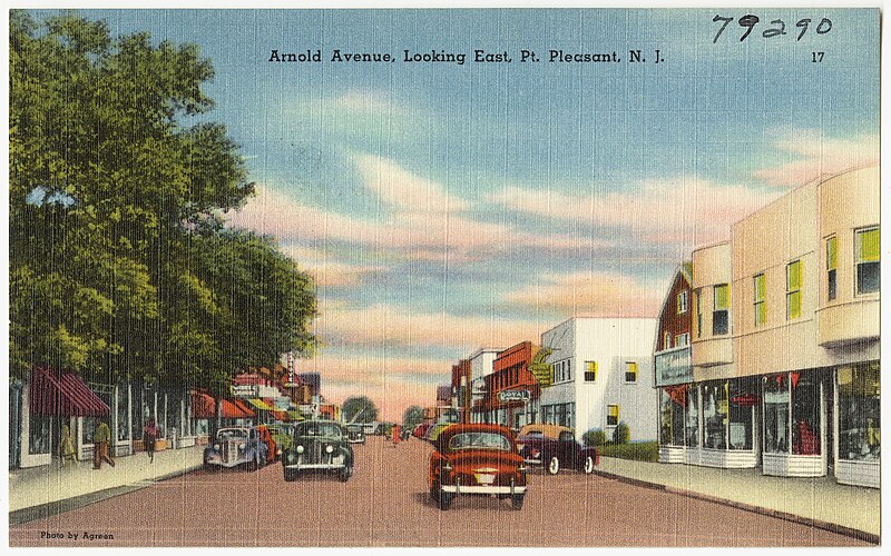 File:Arnold Avenue, looking east, Pt. Pleasant, N. J. (8509254781).jpg