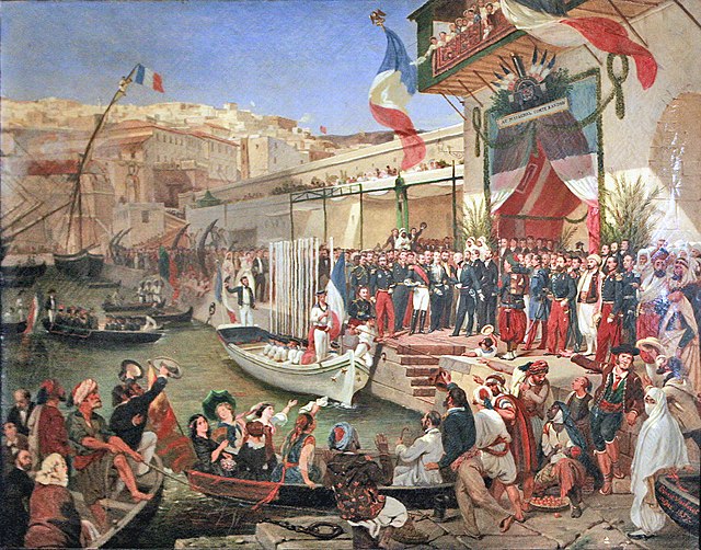 Arrival of Marshal Randon in Algiers in 1857