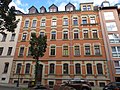 Apartment building in closed development