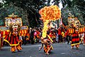 Reog fire dance