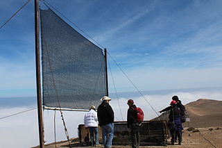 <span class="mw-page-title-main">Fog collection</span> Mechanical harvesting of water from fog