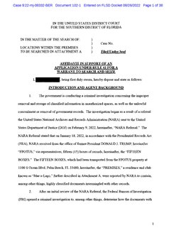<span class="mw-page-title-main">FBI investigation into Donald Trump's handling of government documents</span> Federal investigation into Donald Trump