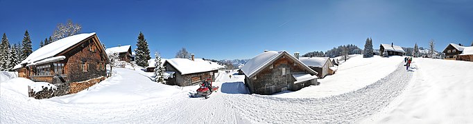 Bödele Winterpanorama 2013