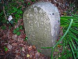 Inscribed with 'BB 33' (Bexhill Borough).At the time of the incorporation of Bexhill Borough in 1902, the boundary was marked out by 63 large stones placed along the perimeter from Normans Bay on the west, through Lunsford Cross on the north of the town and Glyne Gap on the east, also the Hastings county borough boundary.