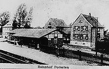 ehemaliger Bahnhof Porselen