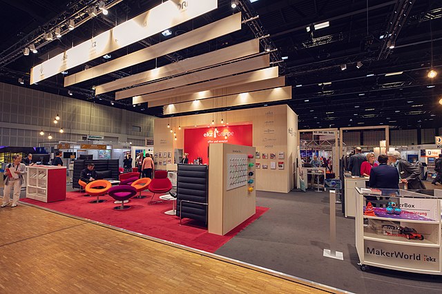 Stand der ekz-Gruppe beim Bibliothekartag 2018 in Berlin