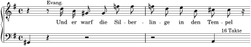 BWV 244 Incipit Nr. 50 Und er warf.svg