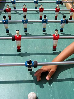 Table football Table-top game similar to soccer