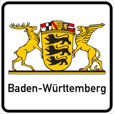 Baden-Württemberg Border Sign.svg