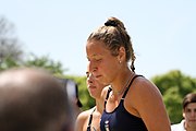 Deutsch: Beachvolleyball bei den Olympischen Jugendspielen 2018; Tag 11, 17. Oktober 2018; Mädchen, Finale – Italien (Claudia Scampoli & Nicol Bertozzi)- Russland (Maria Woronina & Maria Botscharow) 0:2 (19–21/19–21) English: Beach volleyball at the 2018 Summer Youth Olympics at 17 October 2018 – Girls Final – Italy (Claudia Scampoli & Nicol Bertozzi) - Russia (Maria Voronina & Maria Bocharova) 0:2 (19–21/19–21)