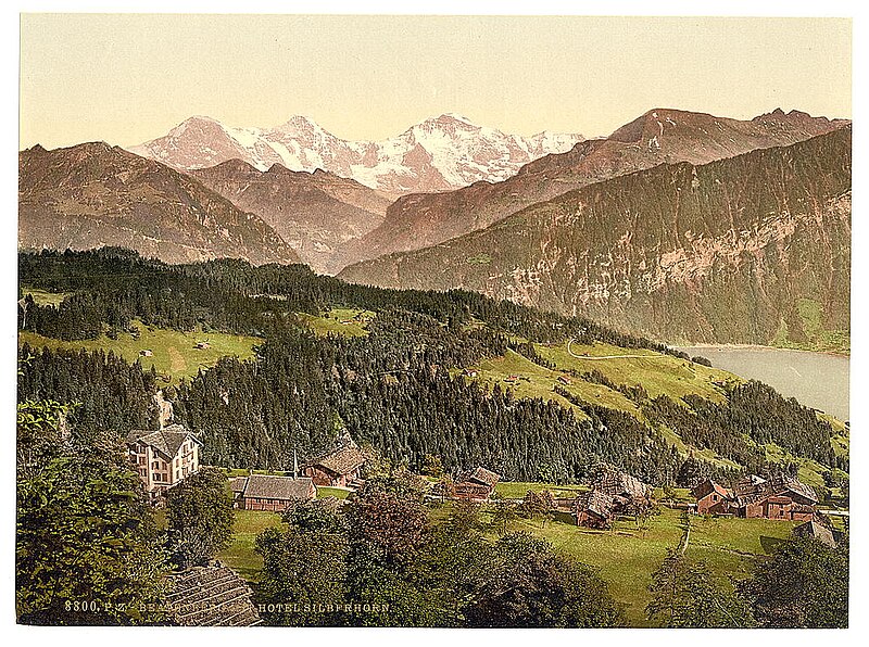 File:Beatenberg village and Hotel Silberhorn, Bernese Oberland, Switzerland-LCCN2001701346.jpg